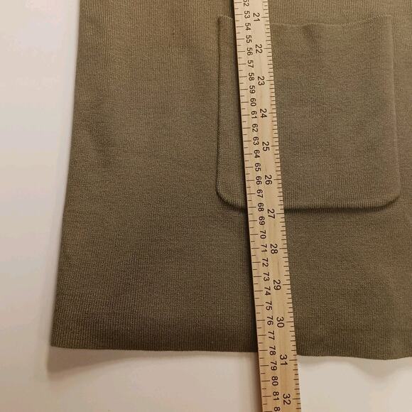 Whisper Knit by Louis Dell'Olio Women's 1X Knit Sweater Tunic Olive Green - Picture 8 of 9